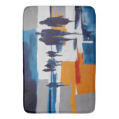 Poststorm Wandelaars – Abstracte Figuren Badmat (Voorkant Verticaal)