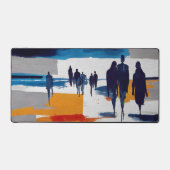 Poststormzwervers – Abstracte figuren Bureaumat (Voorkant)