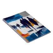 Poststormzwervers – Abstracte figuren Notitieboek (Rechterzijde)