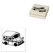 posttransportvoertuig rubberstempel (Gestempeld)