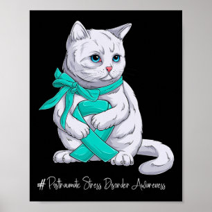 Posttraumatische stressstoornis Bewustheid maand B Poster
