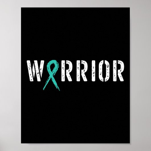 Posttraumatische stressstoornis bewustzijn Warrior Poster (Voorkant)