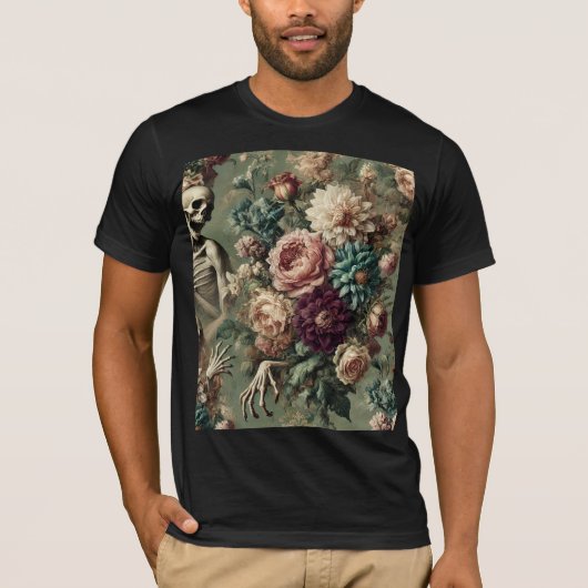 Postume Hartzeer – Gothische Draagbare Kunst T-shirt (Voorkant)