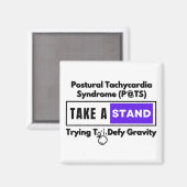 Posturaal tachycardie syndroom (POTS) Defy Gravity Magneet (Voorkant / Achterkant)
