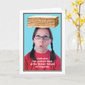 Posture Final Jewish Mother Birthday Card Kaart (Gele Bloem)