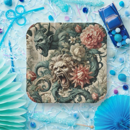 Posture of Perdition – Gothic Victorian Papieren Bordje (Feest)