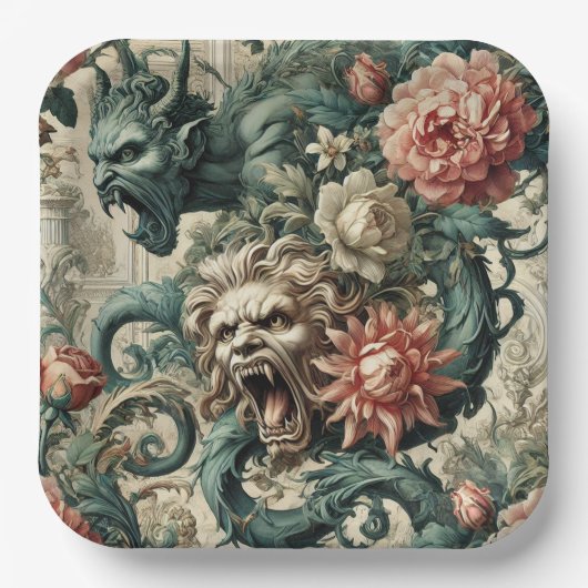 Posture of Perdition – Gothic Victorian Papieren Bordje (Voorkant)