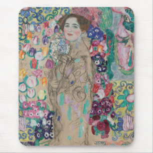 Postuum portret van Ria Munk door Gustav Klimt Muismat