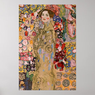 Postuum Portret van Ria Munk door Gustav Klimt Poster