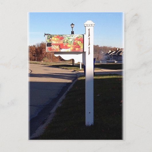 postvak herfst briefkaart (Voorkant)