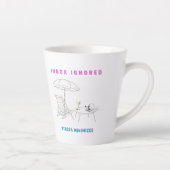 Postvak IN genegeerd, stress geminimaliseerd Latte Mok (Rechts)