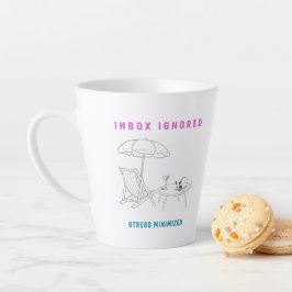 Postvak IN genegeerd, stress geminimaliseerd Latte Mok