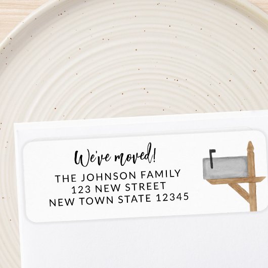 Postvak IN We hebben het retouradres verplaatst Etiket