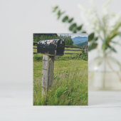 Postvak Metaal landstijl Briefkaart (Staand voorkant)