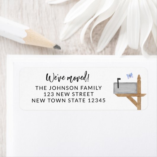 Postvak Vlinder Retouradres Etiket (Insitu)