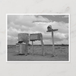  postvakken op het platteland van New Mexico Briefkaart
