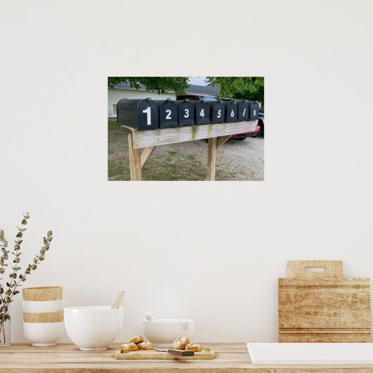 Postvakken Poster (Keuken)