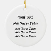 Postvervoerder / bezorger - SRF Keramisch Ornament (Achterkant)