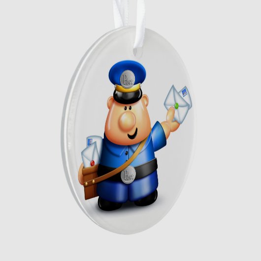 Postvervoerder - Mailman Ornament (voorkant)
