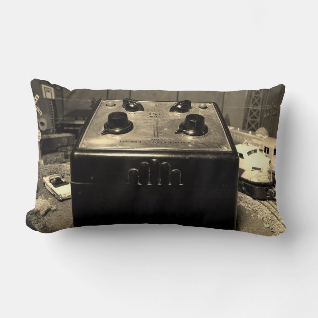 Postwar Lionel Trains en Transformer Pillow Kussen (Voorkant)