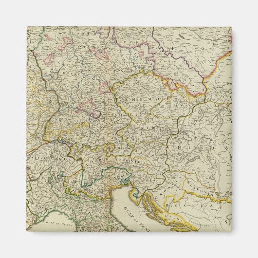 Postwegen Duitsland, Hongarije Magneet (Voorkant)