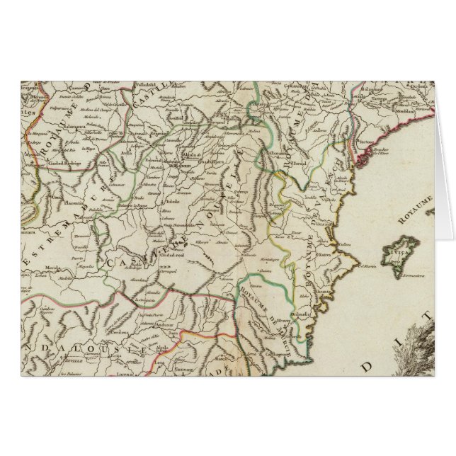 Postwegen in Spanje en Portugal (Voorkant Horizontaal)