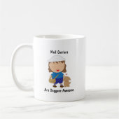 Postwerker Vrouw Grappig Geweldige Personaliseren Koffiemok (Links)