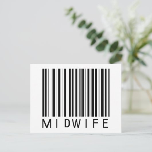 Postwiscode Briefkaart (Staand voorkant)