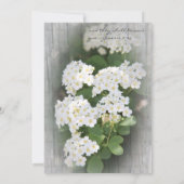 Postwood Bridal's Bouquet Wedding Kaart (Achterkant)