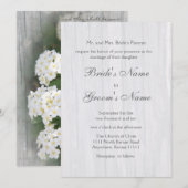 Postwood Bridal's Bouquet Wedding Kaart (Voorkant / Achterkant)