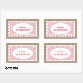  postzegel cadeau Label Sticker (Vel)