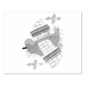 postzegel duivenvliegtuig rubberstempel (Afrduk)