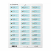 Postzegel  etiket (Full Sheet)