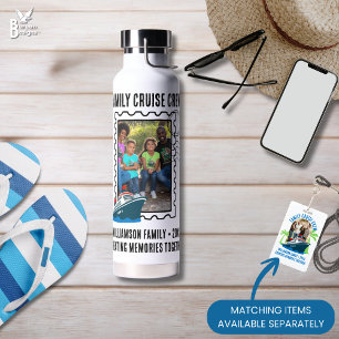 Postzegel Foto FAMILIE CRUISE BEMANNING Vakantie R Waterfles