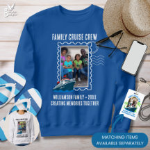 Postzegel Foto GEZINS-CRUISE BEMANNING Vakantie Re