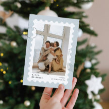 Postzegel Fotolijst Kerstmis