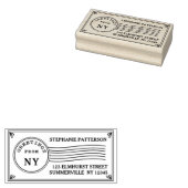 Postzegel Groeten van uw retouradres Rubberstempel (Gestempeld)