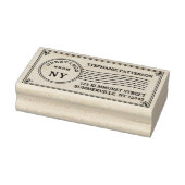 Postzegel Groeten van uw retouradres Rubberstempel (Stempel)