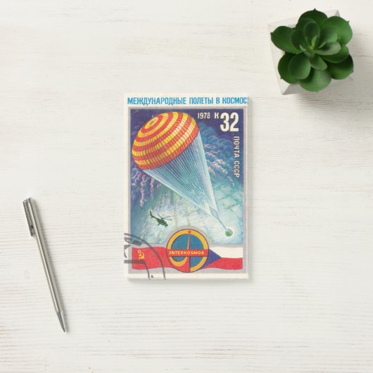 postzegel Interkosmos Post-it® Notes (Kantoor)