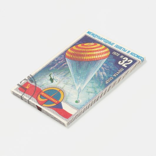 postzegel Interkosmos Post-it® Notes (Schuin)