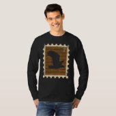 Postzegel Met Een Adelaar 1 T-shirt (Voorkant volledig)