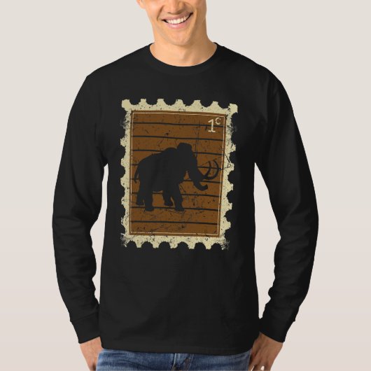 Postzegel Met Een Mammoet T-shirt (Voorkant)