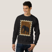 Postzegel Met Een Olifant 1 Trui (Voorkant volledig)