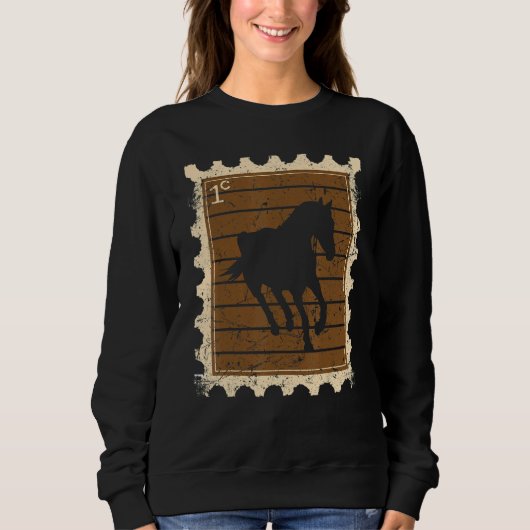 Postzegel Met Een Paard 3 Trui (Voorkant)