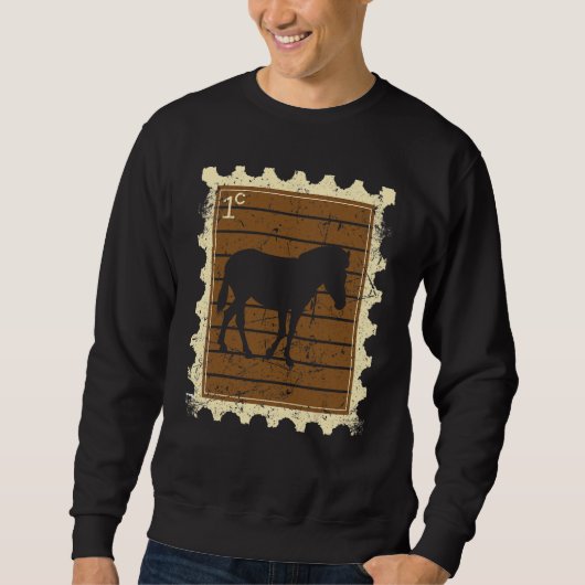 Postzegel Met Een Zebra Trui (Voorkant)