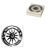Postzegel met ontwerp voor Native American Fertili Rubberstempel (Gestempeld)