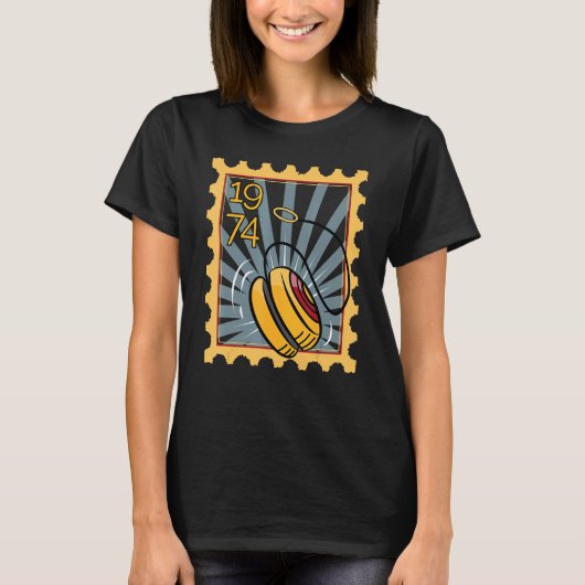 Postzegel met Yo Yo 1974 T-shirt (Voorkant)