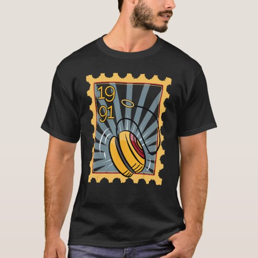 Postzegel met Yo Yo 1991 T-shirt (Voorkant)