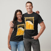 Postzegel met zonsondergang in Billings T-shirt (Unisex)