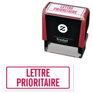 Postzegel Prioritaire Brief Zelfinktende Stempel